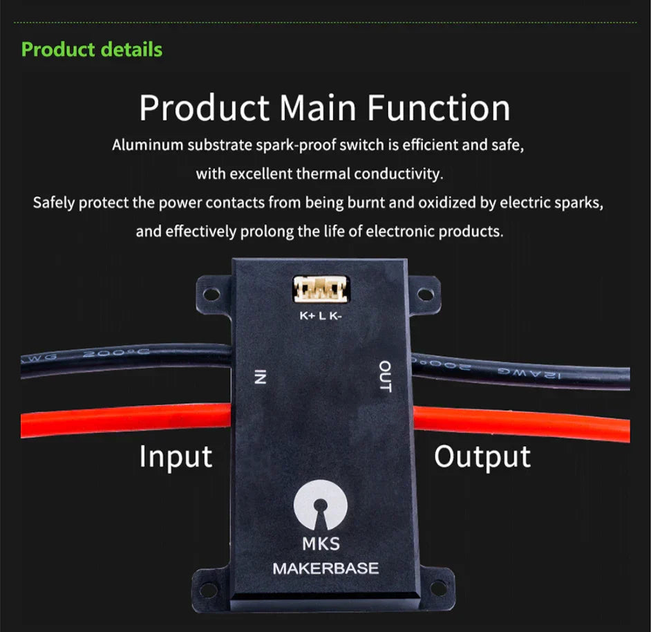 VESC : Makerbase AntiSpark Switch V2 300A For Electric Vehicles!