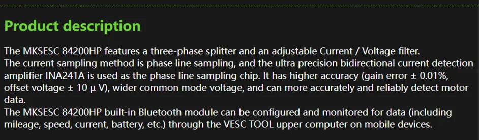 VESC : Makerbase 75200 V2 Top Performing Controller for EVs!