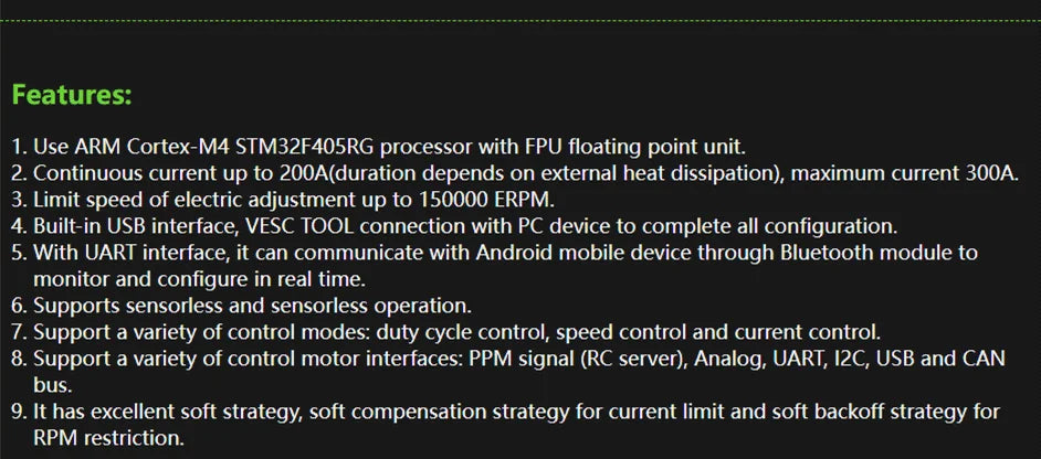 VESC : Makerbase 75200 V2 Top Performing Controller for Electric Vehicles