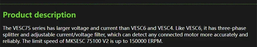 VESC : Makerbase 75100 V2 Top Performing Controller for EVs!