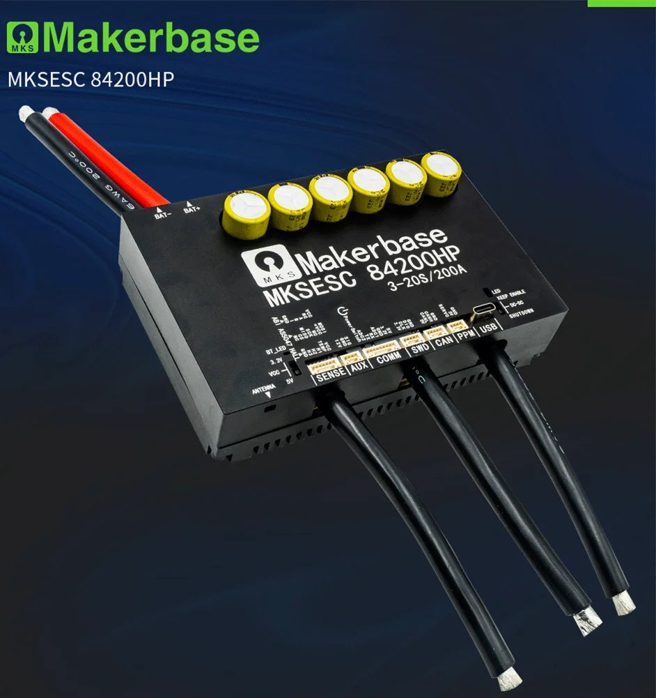 VESC : Makerbase 75200 V2 Top Performing Controller for EVs!