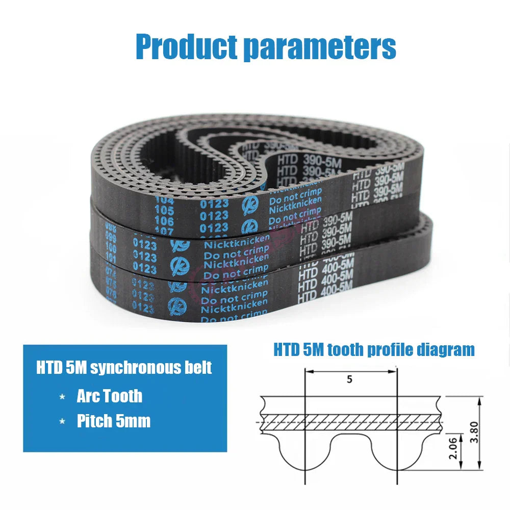 Electric Skateboard Belt Drive Parts : 5M 15mm HTD Replacement Belts!