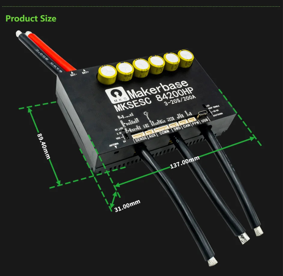VESC : Makerbase 75200 V2 Top Performing Controller for EVs!