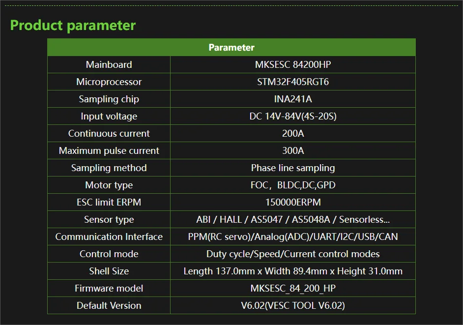 Makerbase VESC 84200HP