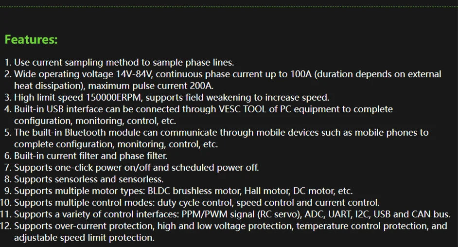 VESC : Makerbase 84100HP Top Performing Controller for EVs!