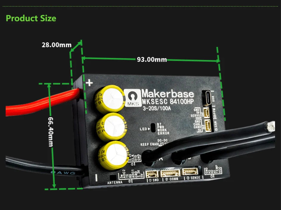 VESC : Makerbase 84100HP Top Performing Controller for EVs!