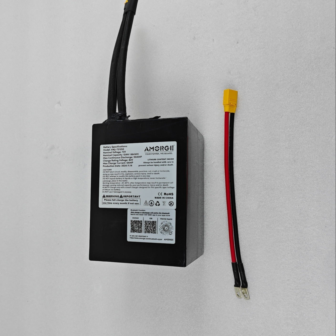 72V 12Ah Razor Battery Pack (10kW+)