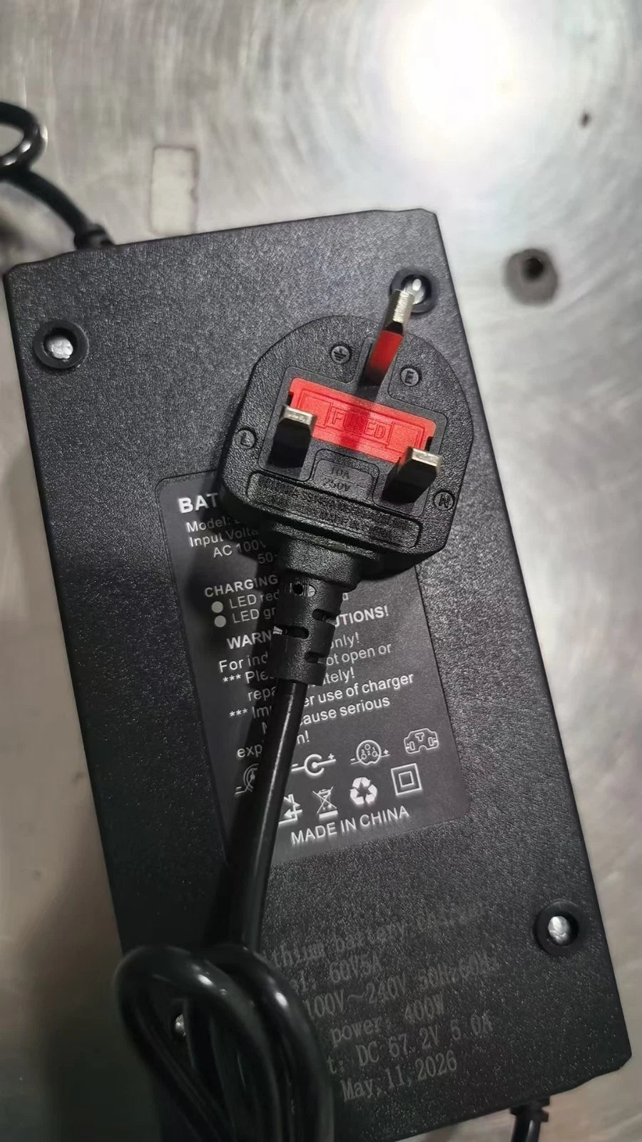 Sur-Ron Light Bee 60V (67.2V) 5A Battery Charger (Premium Cell-Saver Edition)